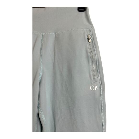 Calvin Klein Athletic Pants Joggers Performance Small Blue Comfy Casual Stretch - Picture 2 of 7